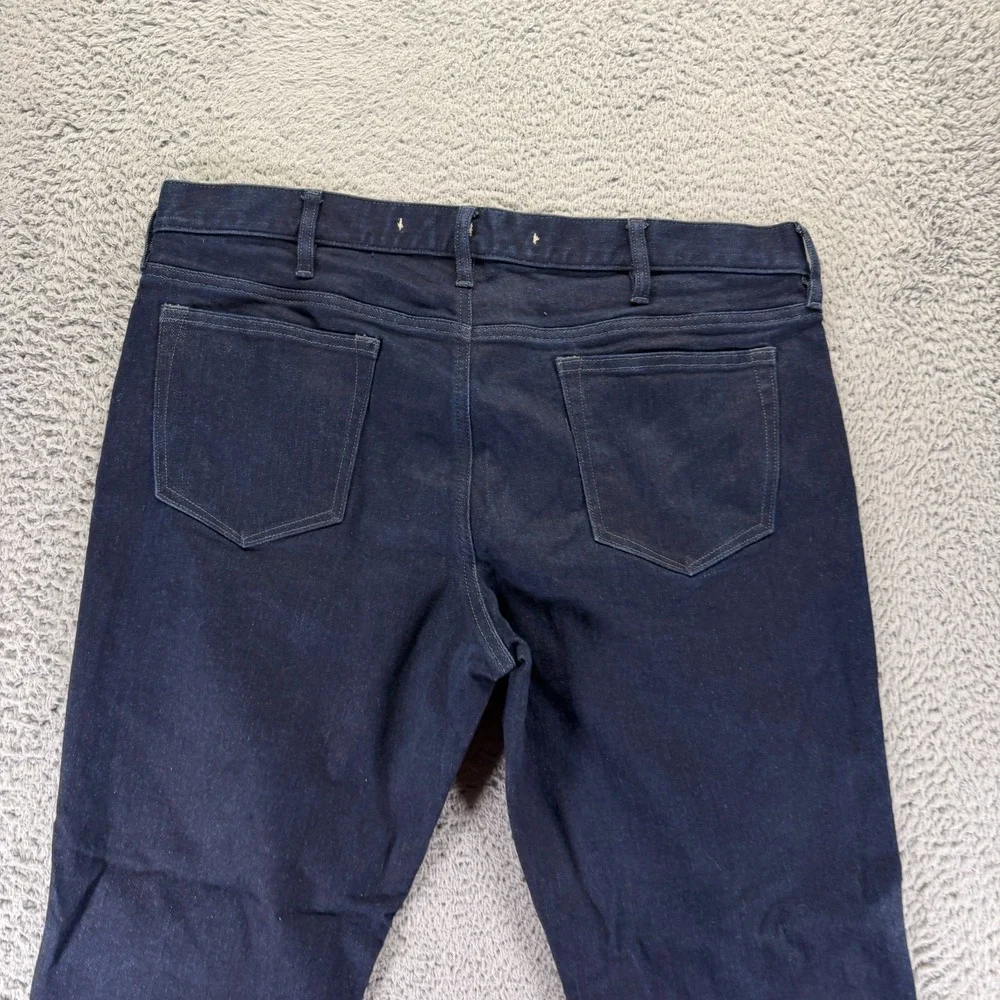 Banana Republic Jeans Mens 40x32‎ Blue Cotton Denim Tapered Leg Workwear Stretch